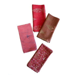 Blaze Mix Organic Cotton Napkins  - Set of 4