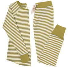 Load image into Gallery viewer, Women's Organic Striped Pajama Set