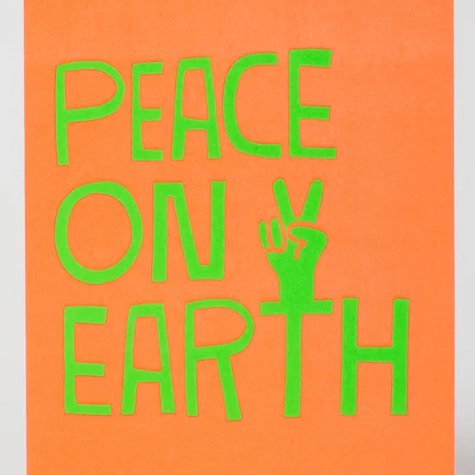 Peace on Earth Holiday Card