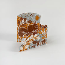 Load image into Gallery viewer, Autumn Leaves Squirrel Concertina Card