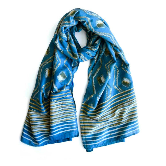 Cotton Silk Scarf - Bali