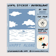 Load image into Gallery viewer, Happy Alone (Blue Skies) Sticker