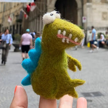 Load image into Gallery viewer, Cute Gator Finger Puppet