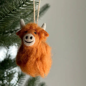 Highland Cow Ornament