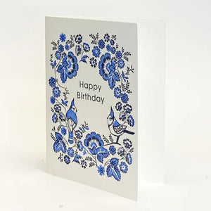 Bluejay Happy Birthday Card