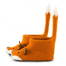 Load image into Gallery viewer, Finlay Fox Felted Children&#39;s Slippers