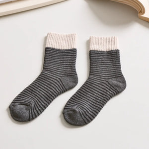 Striped Cotton Socks