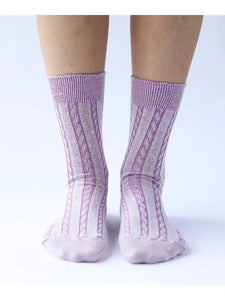 Cable Knit Dress Socks