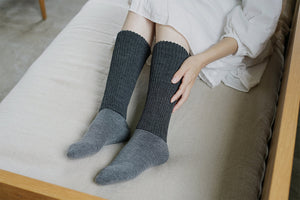 Wool Pile Leg Warmer Socks