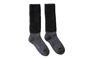 Wool Pile Leg Warmer Socks