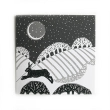 Load image into Gallery viewer, Moonlit Hare Greeting Card