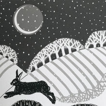 Load image into Gallery viewer, Moonlit Hare Greeting Card