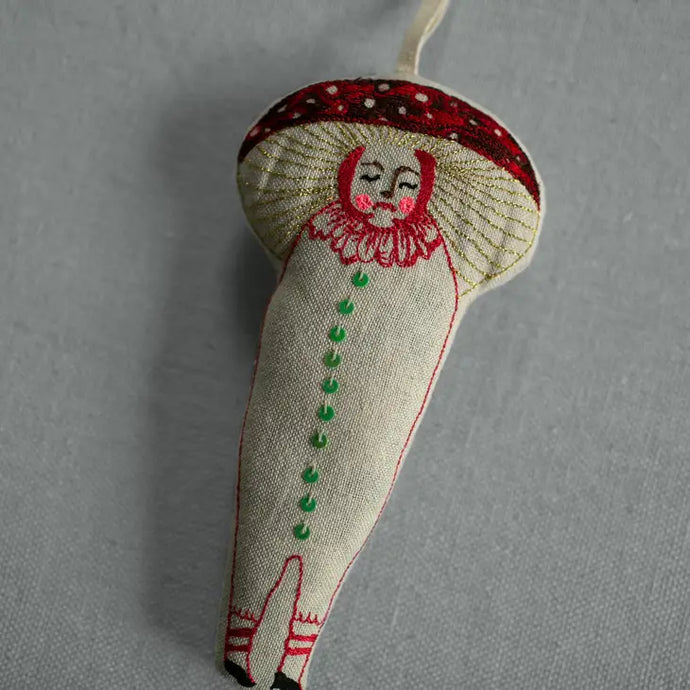 Baby Mushroom, Lavender & Cotton Filled Ornament