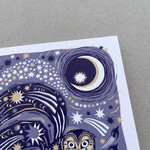 Load image into Gallery viewer, Midnight Owl Greeting Card