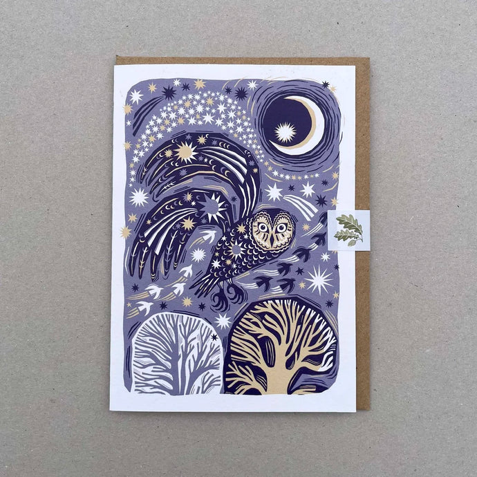 Midnight Owl Greeting Card