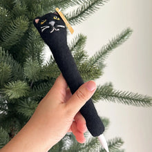 Load image into Gallery viewer, Felt Black Cat Pen Cover