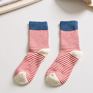 Striped Cotton Socks