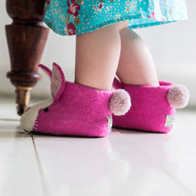 Load image into Gallery viewer, Rosie Rabbit Felted Children&#39;s Slippers