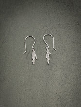 Load image into Gallery viewer, Winter Cedar Branch Earrings - Silver