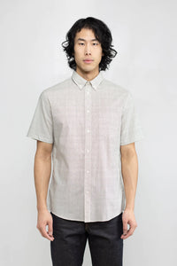 SS Japanese Grid Print Shirt