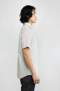 SS Japanese Grid Print Shirt