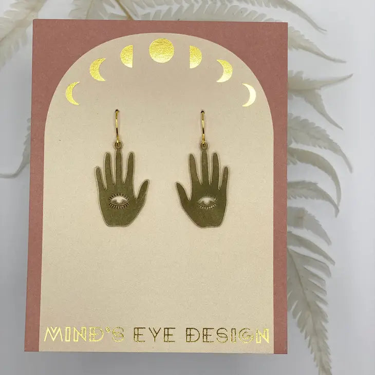 Hand Eye Earrings