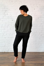 Load image into Gallery viewer, Gilmour, Ethically Made, Sustainable Loungewear, Bamboo, Made in Canada, French Terry, Pants, Trousers, Black