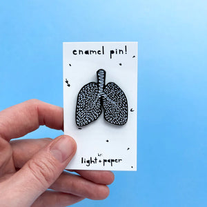 Light + Paper Enamel Pins