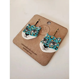 Leopard Statement Earrings