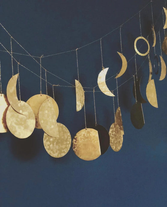 Moon Phases String Garland