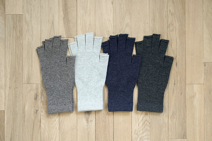 Fingerless Merino Wool Gloves