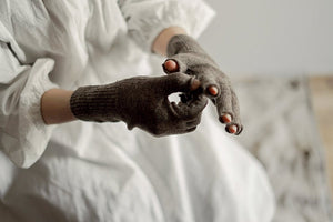 Fingerless Merino Wool Gloves