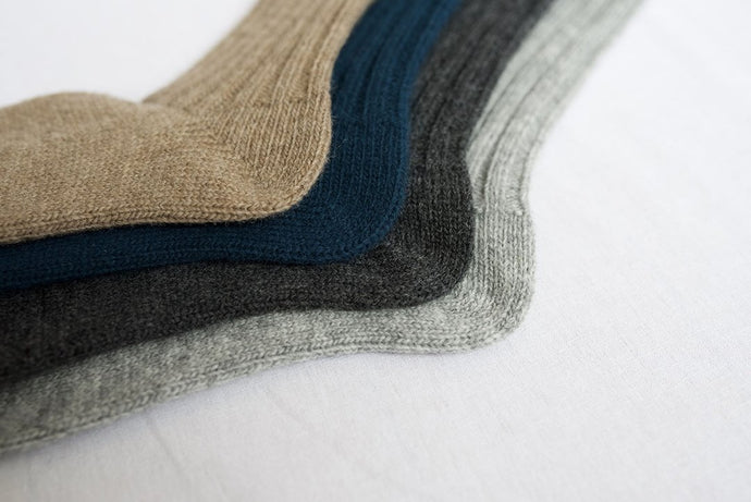 Wool Ribbed Socks