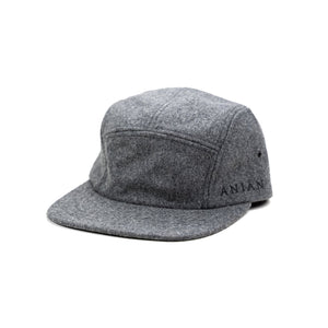 Anian, Made in Canada, Ethically Made, Recycled Wool, Hat, Melton, Smoke Grey