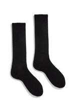 Load image into Gallery viewer, Wool Cashmere Woman&#39;s Solid Crew Socks