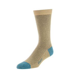 Men's Basketweave Crew Sock